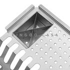 Kit Cuba Dupla Para Cozinha Gourmet Com Escorredor Aço Inoxid