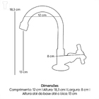 Kit Cuba Embutir Redonda 37 X 37 Cm Com Valvula Cromada