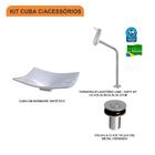 Kit Cuba F44 C/torneira Link 1062 Metal + Válvula Click 1''b
