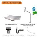 Kit Cuba F44 C/torneira Link 1062 Metal + Válvula Click 1''b