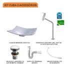 Kit Cuba F44 C/torneira Link 1062 Metal + Válvula Click 1''g