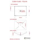 Kit Cuba F44 C/válvula 1'' (2,6cm) + Sifão Pvc + Flexível