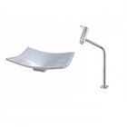 Kit Cuba F44 Com Torneira Link 1062 Metal 1/4 Volta Branca