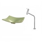 Kit Cuba F44 Com Torneira Link 1062 Metal 1/4 Volta Verde Acq