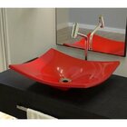 Kit Cuba F44 Com Torneira Link 1062 Metal 1/4 Volta Vermelho