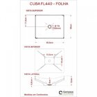 Kit Cuba F44 Com Torneira Link 1062 Metal E Válvula 1 Pol. Az