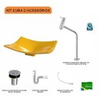 Kit Cuba F44 Com Torneira Link 1062 Metal E Válvula Click 1''