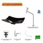 Kit Cuba F44 Com Torneira Link 1062 Metal E Válvula Click 1 P