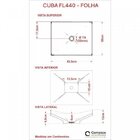 Kit Cuba F44 Com Válvula Click 1 Pol. E Sifão Cromado E Flexi