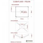 Kit Cuba F44 Com Válvula Click 1 Pol. E Sifão Cromado E Flexi