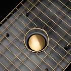 Kit Cuba Fazenda Louça Com Acessórios Dourado Fosco (amalfi P