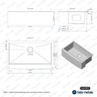 Kit Cuba Fazenda Workstation Inox Com Acessórios  (narita Esc