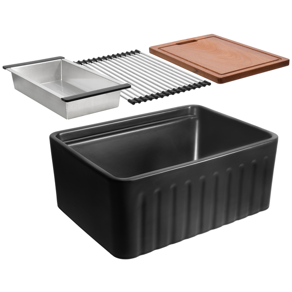 Kit Cuba Fazenda Workstation Louça Com Acessórios (asti Preta