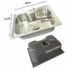 Kit Cuba Gourme 60x42cm + Torneira Gourmet Monocomando Pia