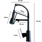 Kit Cuba Gourmet 50x40cm + Torneira Gourmet Moncomando Cozinha