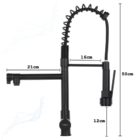 Kit Cuba Gourmet 60x42 Aço Inox 304 Torneira Monocomando Pia