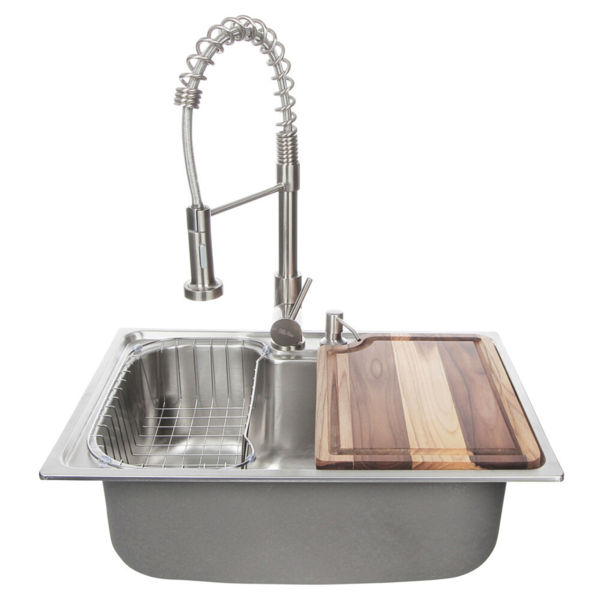 Kit Cuba Gourmet 60x42cm Torneira Gourmet Monocomando Tábua D