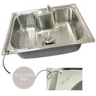 Kit Cuba Gourmet 60x42cm Torneira Monocomando Extensível Pia