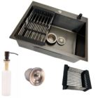 Kit Cuba Gourmet 60x45cm + Torneira Gourmet Monocomando Pia