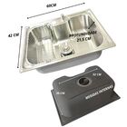 Kit Cuba Gourmet C/acessórios +torneira Gourmet Aço Inox 304