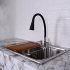 Kit Cuba Gourmet Cozinha Aço Inox + Torneira + Acessórios + T