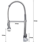 Kit Cuba Gourmet Inox 304 60x42cm + Torneira  Monocomando Pre