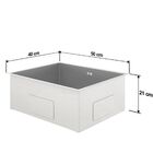 Kit Cuba Gourmet Lisboa Aço Inox 304 E Torneira Gourmet Bélgi