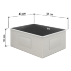 Kit Cuba Gourmet Malibú Aço Inox 304 E Torneira Gourmet Bélgi