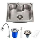 Kit Cuba Gourmet Para Cozinha Nawa Com Torneira Jaguaribe E L