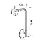 Kit Cuba Gourmet Quebec 60cm Aço Inox 304 e Torneira Gourmet