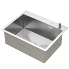 Kit Cuba Gourmet Quebec 60cm Aço Inox 304 e Torneira Gourmet