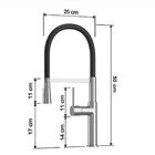 Kit Cuba Gourmet Quebec 60cm Aço Inox 304 e Torneira Gourmet