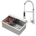 Kit Cuba Gourmet Quebec 62cm Aço Inox 304 e Torneira Gourmet