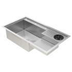 Kit Cuba Gourmet Veneza Aço Inox 304 E Torneira Gourmet Milão