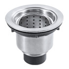 Kit Cuba Individual F108 + Válvula Com Cesto Aço Inox