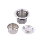 Kit Cuba Inox Quadra Preta 60 X 45 Cm Com Válvula Acessórios