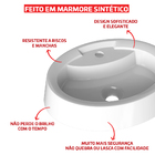 Kit Cuba Jade De Apoio Com Torneira Bica Móvel Lagune E Válvu