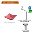 Kit Cuba L30 C/torneira Link 1062 Metal + Válvula 1'' (2,6cm)