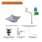 Kit Cuba L30 C/torneira Link 1062 Metal + Válvula Click 1 1/2