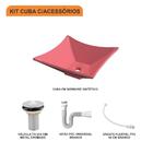 Kit Cuba L30 C/válvula 1'' (2,6cm) + Sifão Pvc + Flexível