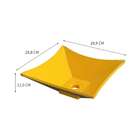 Kit Cuba L30 Com Torneira Link 1062 Metal 1/4 Volta Amarelo