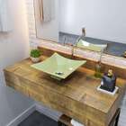 Kit Cuba L30 Com Torneira Link 1062 Metal 1/4 Volta Verde Acq