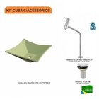 Kit Cuba L30 Com Torneira Link 1062 Metal E Válvula 1" Compac