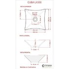 Kit Cuba L30 Com Torneira Link 1062 Metal E Válvula 1" Compac