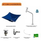 Kit Cuba L30 Com Torneira Link 1062 Metal E Válvula Click 1 1