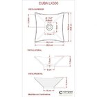 Kit Cuba L30 Com Torneira Link 1062 Metal E Válvula Click 1 1