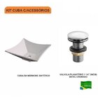 Kit Cuba L30 Com Válvula Click 1 1/2'' Compace Bege