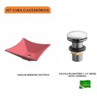 Kit Cuba L30 Com Válvula Click 1 1/2'' Compace Rosa