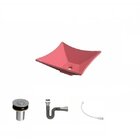 Kit Cuba L30 Com Válvula Click 1"b + Sifão Cromado E Flexível