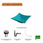Kit Cuba L30 Com Válvula Click 1"b + Sifão Cromado E Flexível